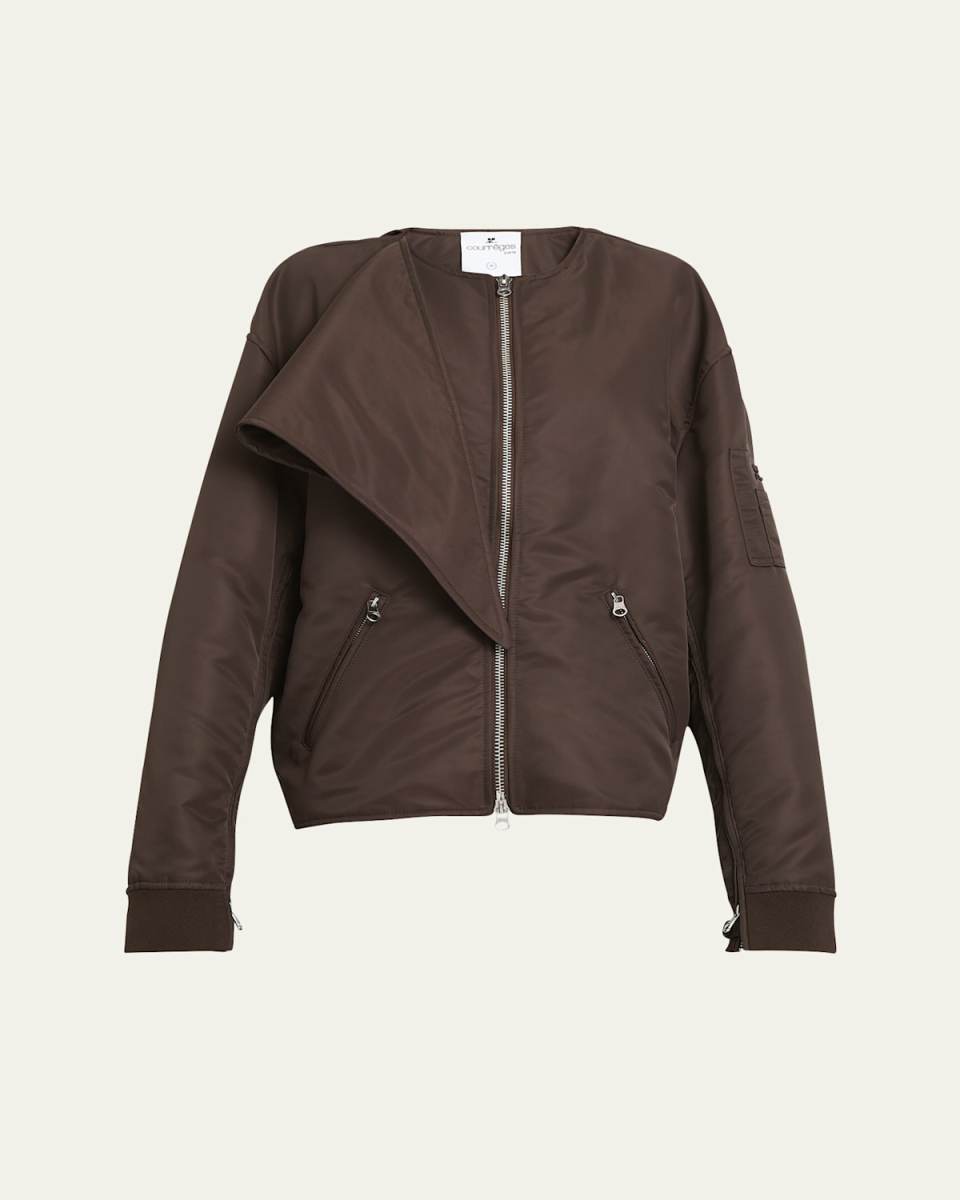 Knot Nylon Bomber Jacket